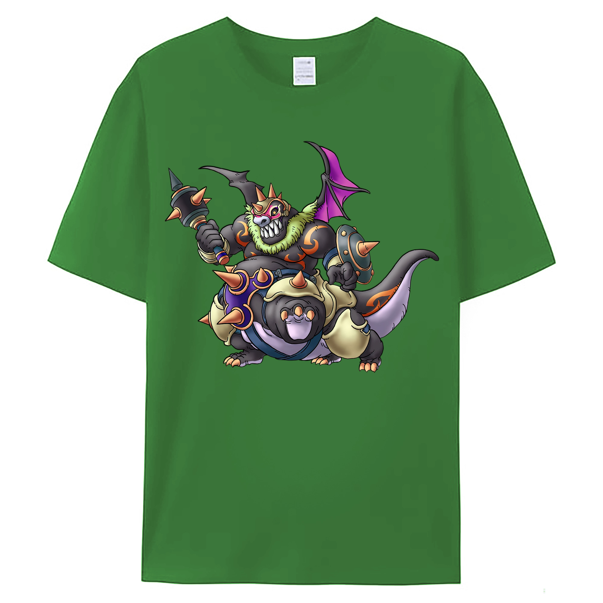 （画像用） ドラゴンクエスト Doragon Kuesuto Dragon Quest レディースカジュアルプリントTシャツ（綿100％）